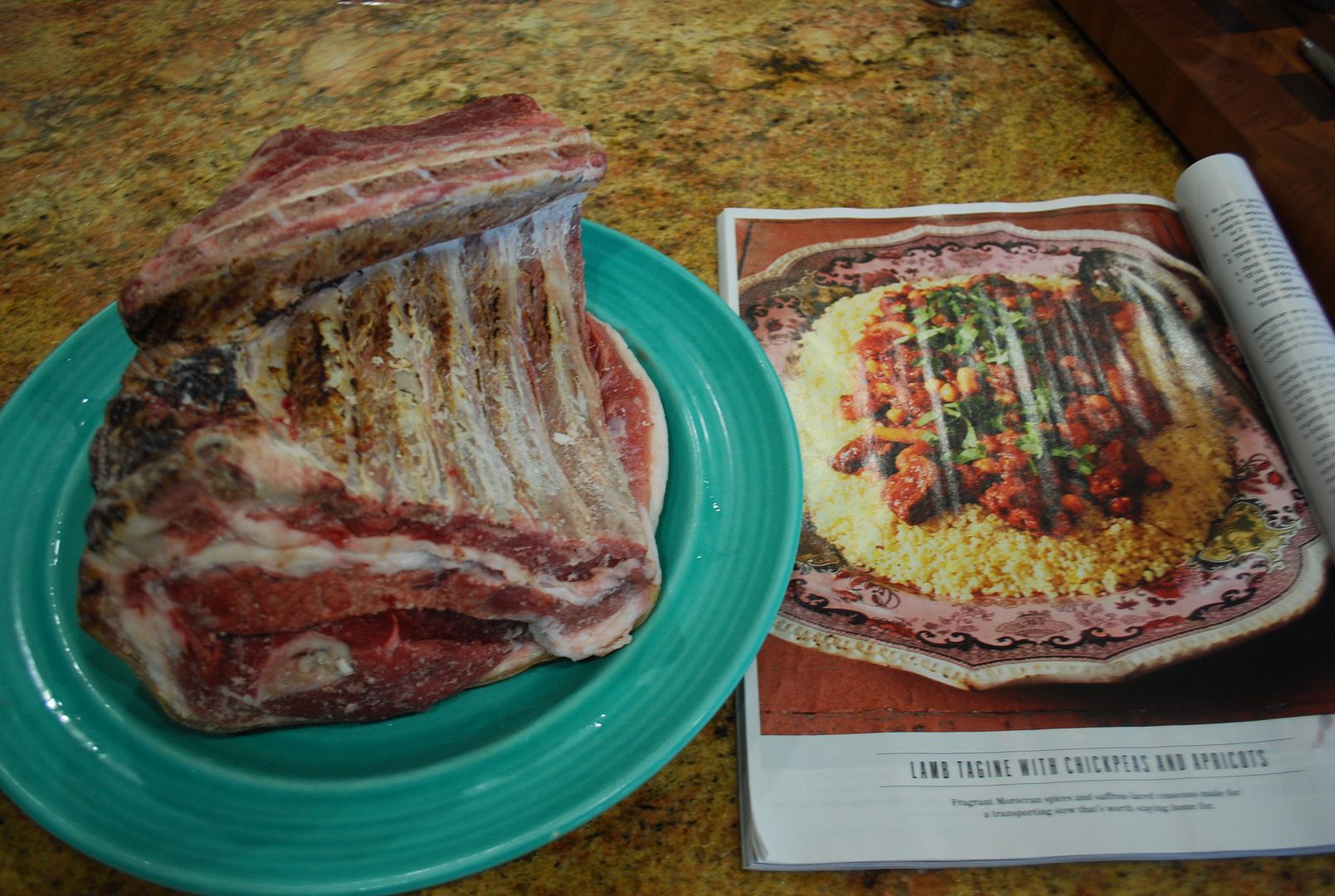 Terri's Table Goat Tagine with Chickpeas and Apricots